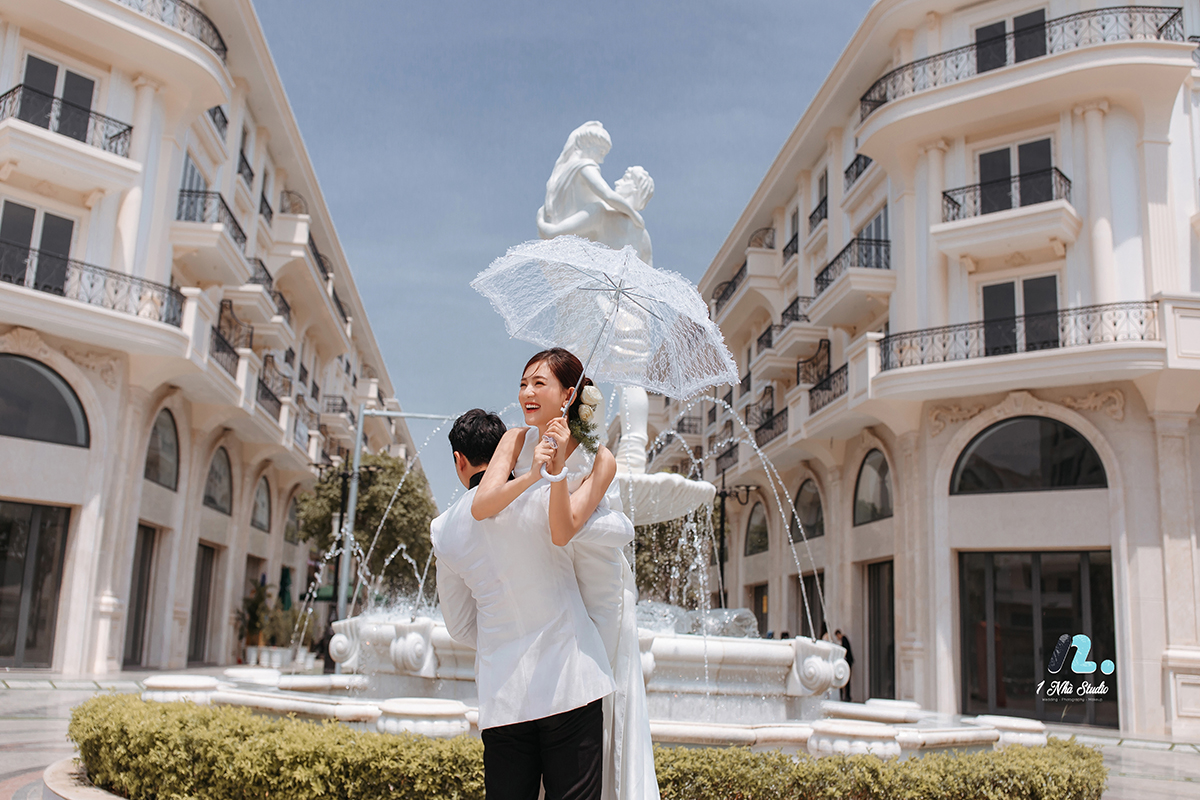 Ảnh cưới phong cách Hàn Quốc lãng mạn tại Studio 1 Nhà