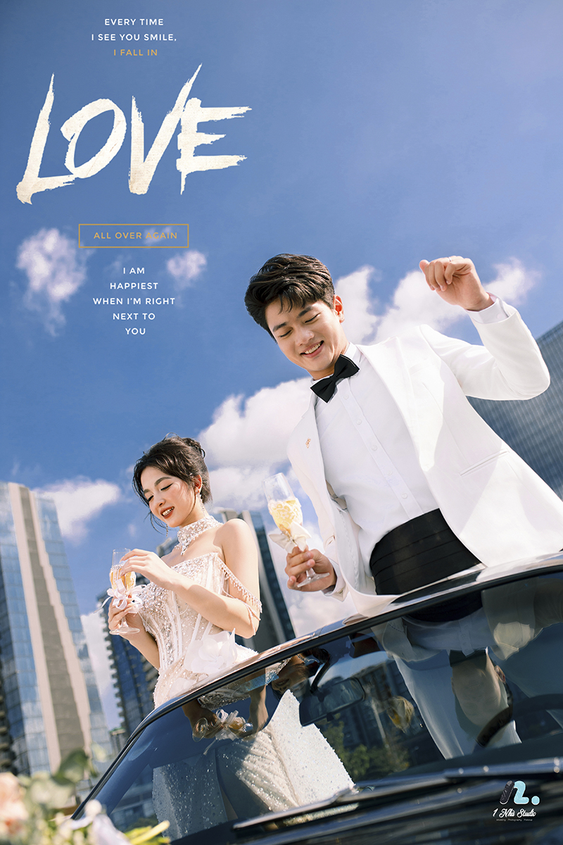 Album ảnh cưới phim trường đa dạng phong cách từ Studio 1 Nhà